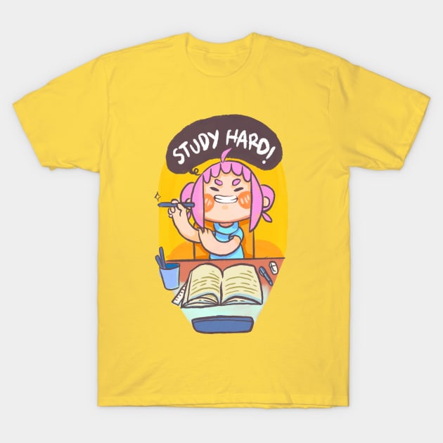 Study Hard T-Shirt by Hello Vita